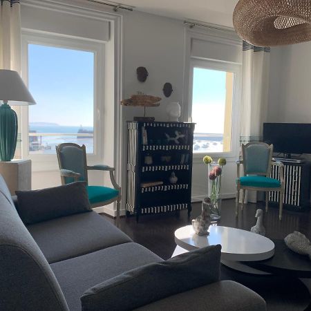 Appartement Villa Chausey, Vue Sur Le Port Granville Bagian luar foto