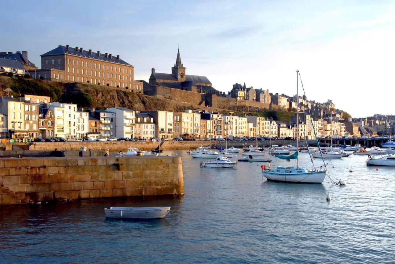 Appartement Villa Chausey, Vue Sur Le Port Granville Bagian luar foto